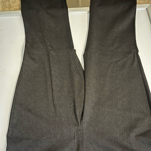 Simply Vera Wang Boot Cut Dress Pants size XXL black gray tiny chevron stretch - Picture 5 of 5